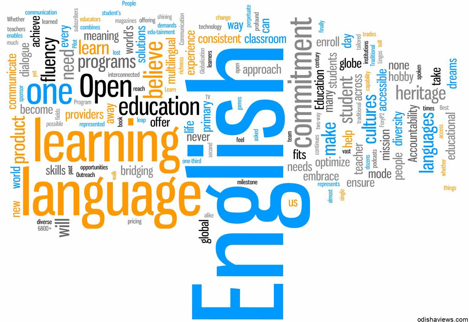 importants of english odisha