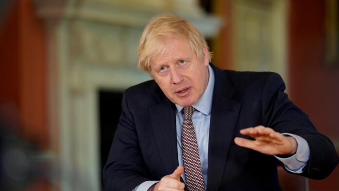 Britain's Prime Minister Boris Johnson's address to the nation from No 10 Downing Street